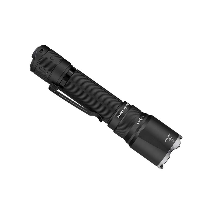 Fenix TK21RBLK - Torcia ricaricabile dimmerabile LED/USB 6000 mAh IP68 3600 lm 72,5 h nera
