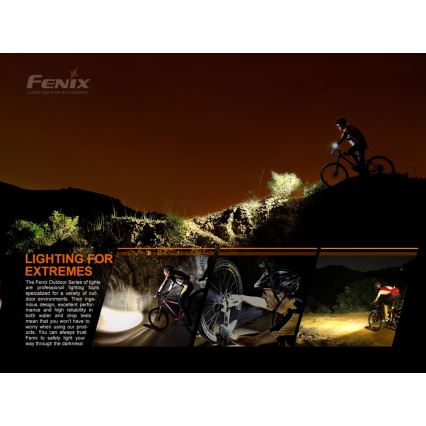 Fenix ​​​​BC21RV30 - Luce LED ricaricabile per bicicletta LED/USB IP68 1200 lm 33 ore