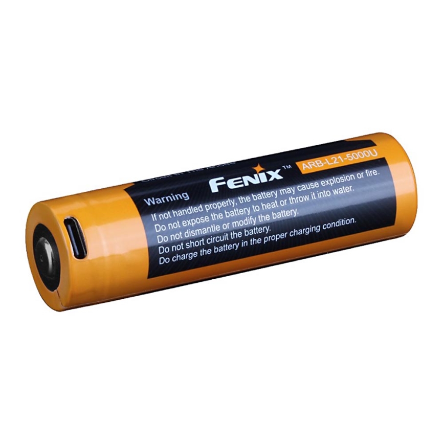 Fenix ​​​​FE21700USB - 1pz Batteria ricaricabile USB/3.6V 5000 mAh