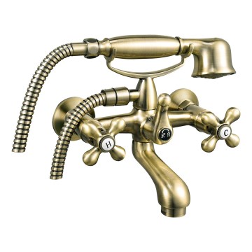 FERRO - Set vasca con miscelatore ANTICA RETRO in bronzo