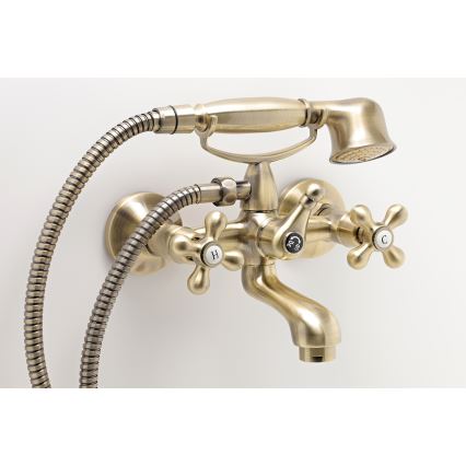 FERRO - Set vasca con miscelatore ANTICA RETRO in bronzo