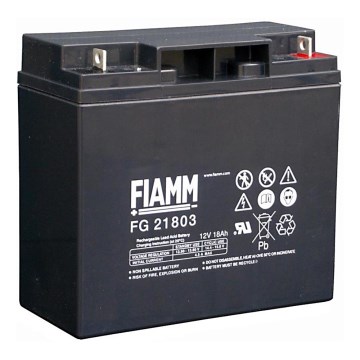 Fiamm FG21803 - Batteria al piombo 12V/18Ah/oko M5