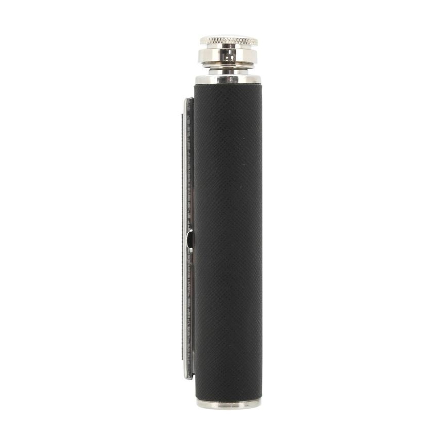 Fiaschetta con portasigari 175 ml nero