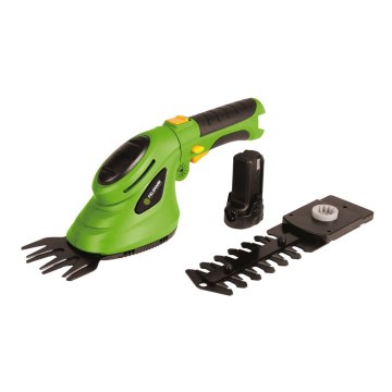 Fieldmann - Forbici a batteria per siepi e prato 3,6V 1300 mAh