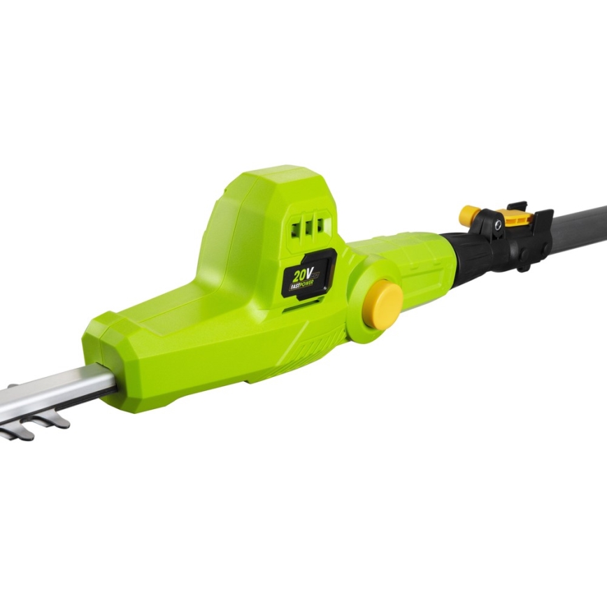 Fieldmann - Forbici per siepi telescopiche a batteria 20V