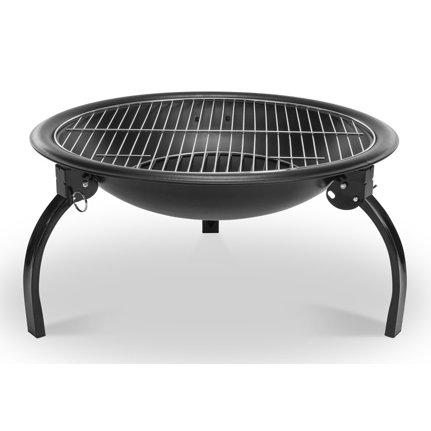 Fieldmann - Fuoco portatile con grill