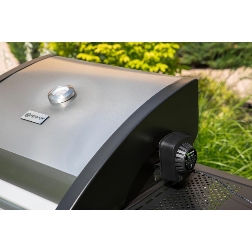 Fieldmann - Griglia a gas 3x bruciatore cromo opaco
