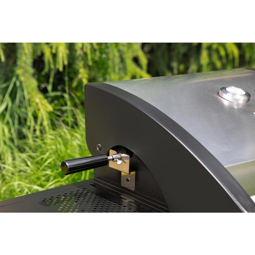 Fieldmann - Griglia a gas 3x bruciatore cromo opaco