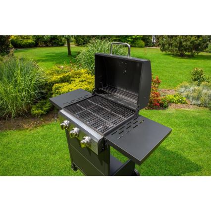 Fieldmann - Griglia a gas 3x bruciatore nero