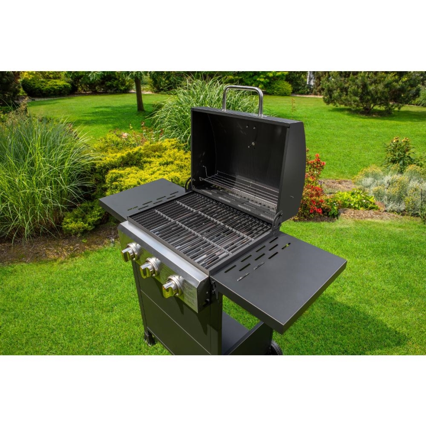 Fieldmann - Griglia a gas 3x bruciatore nero