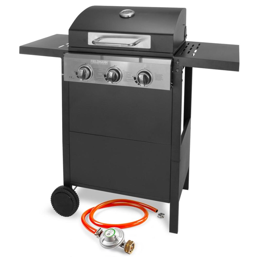 Fieldmann - Griglia a gas 3x bruciatore nero