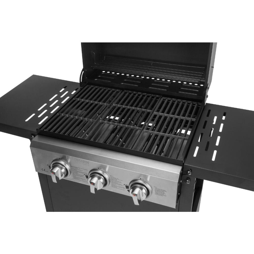 Fieldmann - Griglia a gas 3x bruciatore nero