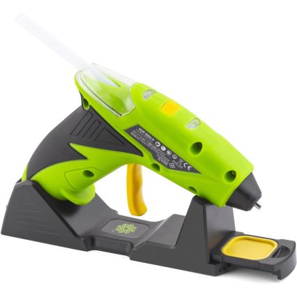 Fieldmann - Pistola a colla a batteria 4V 1500 mAh verde