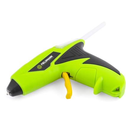 Fieldmann - Pistola a colla a batteria 4V 1500 mAh verde