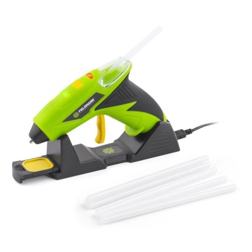 Fieldmann - Pistola a colla a batteria 4V 1500 mAh verde