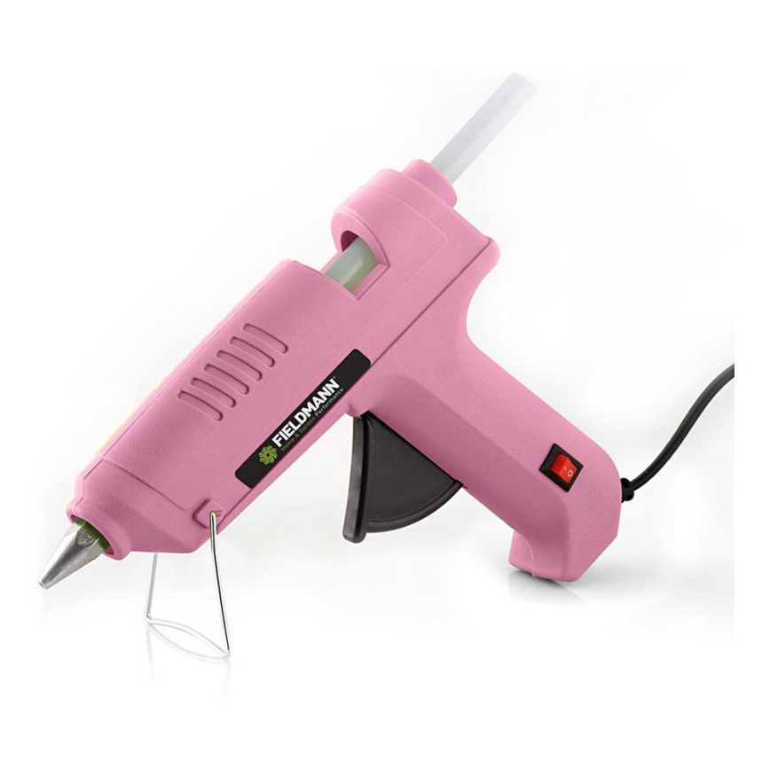 Fieldmann - Pistola per colla a caldo 100W/230V rosa