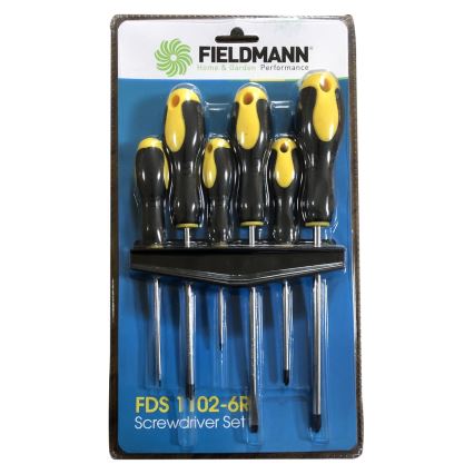 Fieldmann - Set di cacciaviti con supporto 6 pz