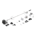 Fieldmann - Spiedo rotante con motore 230V in acciaio inox