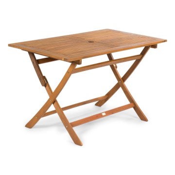 Fieldmann - Tavolo da giardino pieghevole 120x70 cm acacia