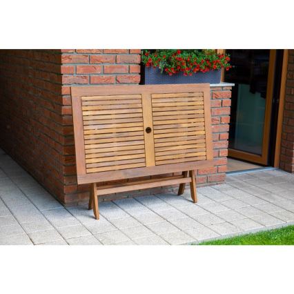 Fieldmann - Tavolo da giardino pieghevole 120x70 cm acacia