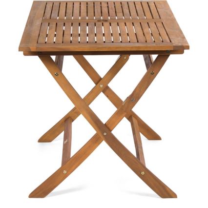 Fieldmann - Tavolo da giardino pieghevole 120x70 cm acacia