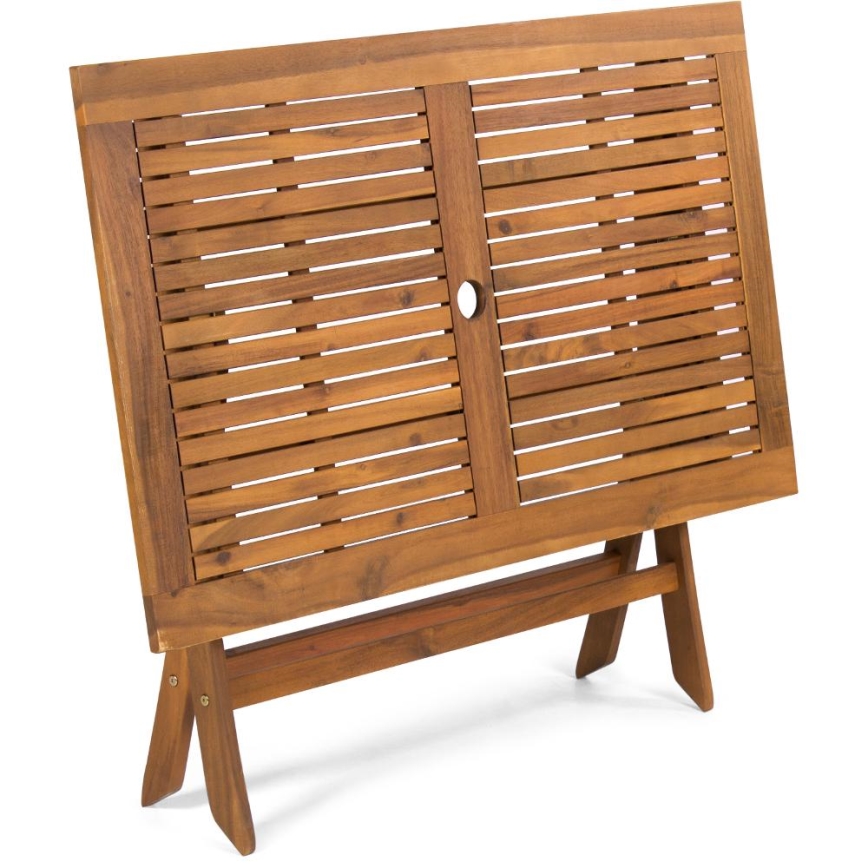 Fieldmann - Tavolo da giardino pieghevole 120x70 cm acacia