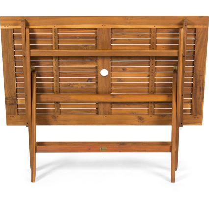 Fieldmann - Tavolo da giardino pieghevole 120x70 cm acacia