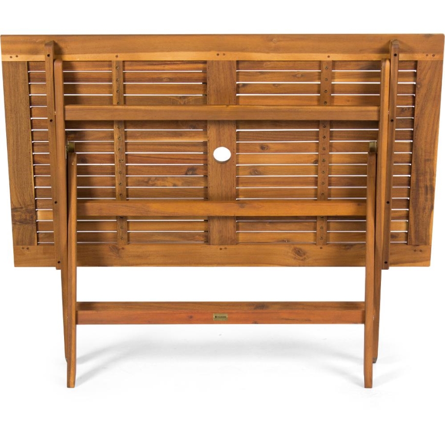 Fieldmann - Tavolo da giardino pieghevole 120x70 cm acacia