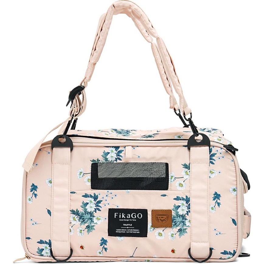 Fikago - Borsa da viaggio per cani e gatti TRUFFLE Artic Flower