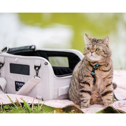 Fikago - Borsa da viaggio per cani e gatti TRUFFLE Artic Flower