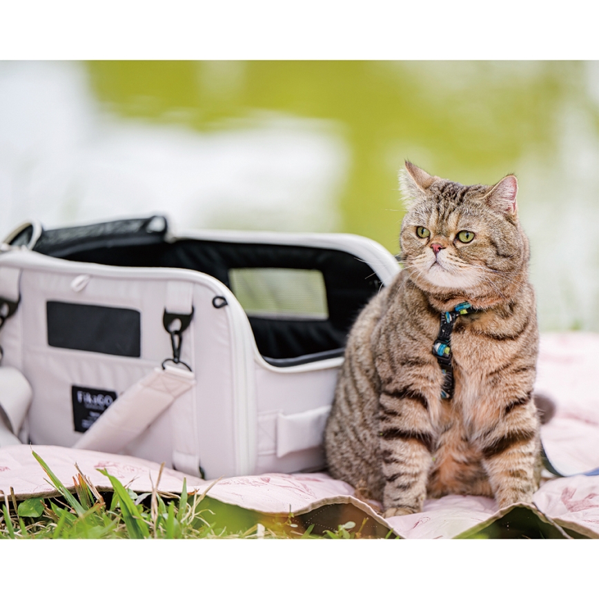 Fikago - Borsa da viaggio per cani e gatti TRUFFLE Artic Flower