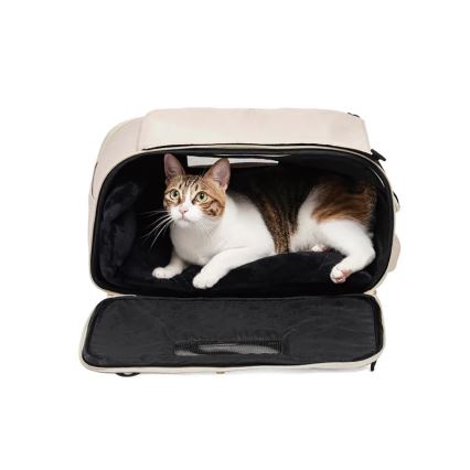 Fikago - Borsa da viaggio per cani e gatti TRUFFLE Grigio