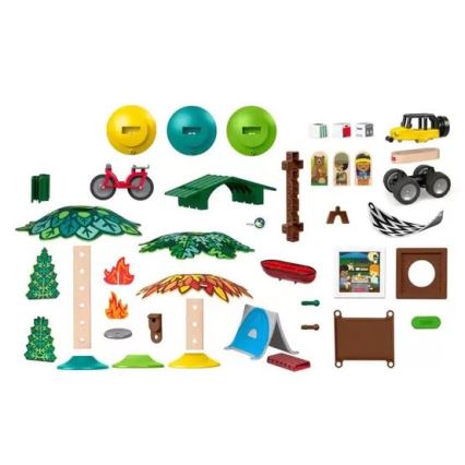 Fisher-Price - Set da costruzione per bambini Wonder Makers Camping