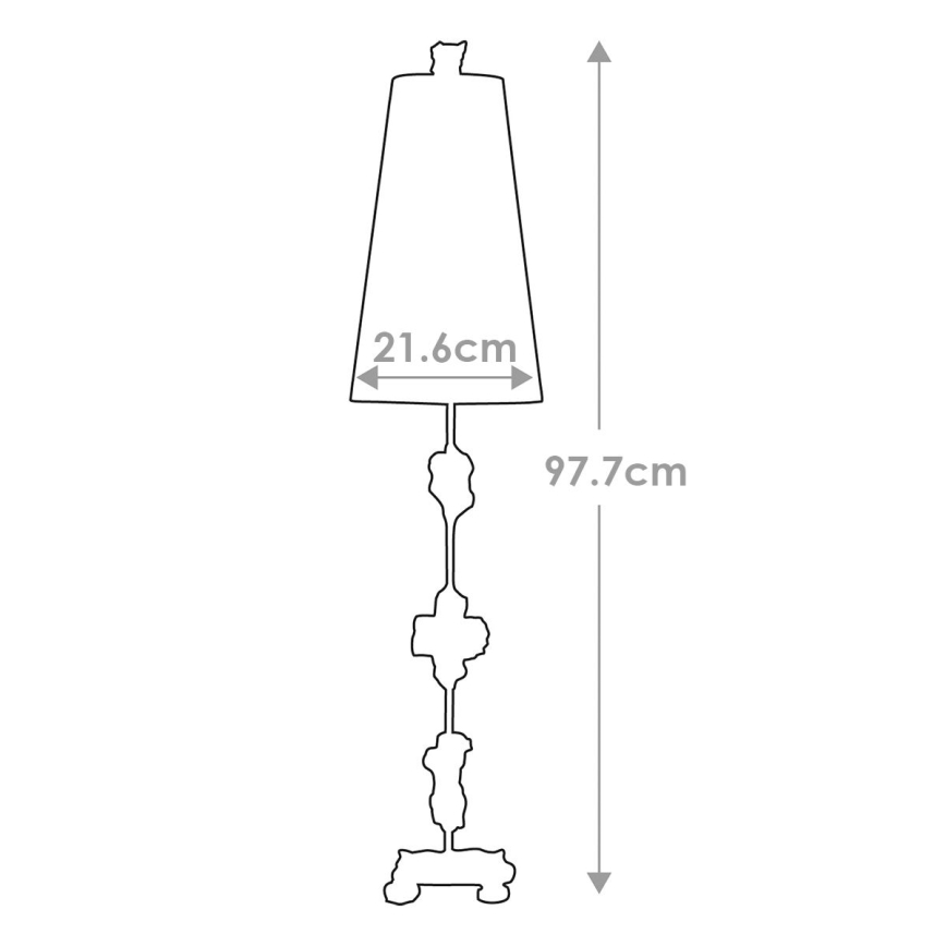 Flambeau - Lampada da tavolo FRAGMENT 1xE27/60W/230V