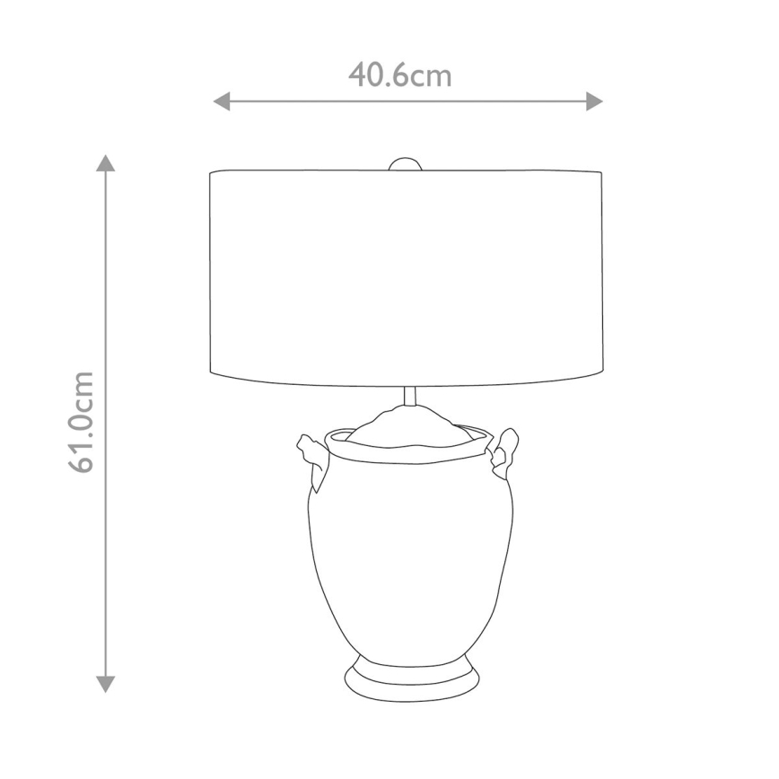 Flambeau - Lampada da tavolo JACKSON 1xE27/60W/230V
