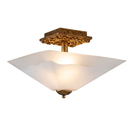 Flambeau STAR-F-S-DG - Plafoniera STAR 2xE27/40W/230V in rame