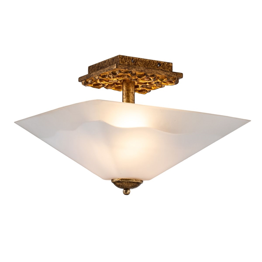 Flambeau STAR-F-S-DG - Plafoniera STAR 2xE27/40W/230V in rame