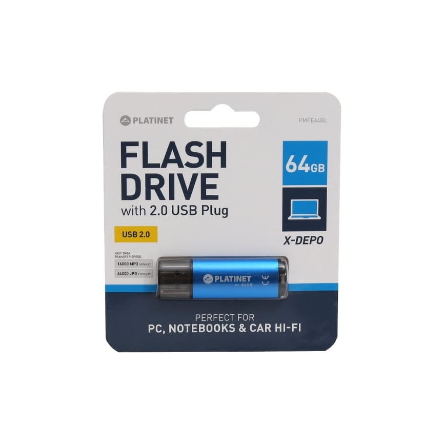 Flash Drive USB 64GB blu