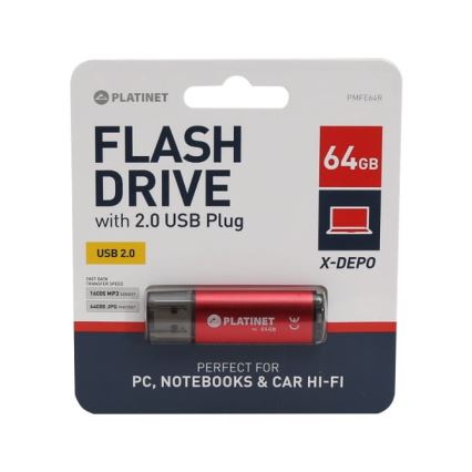 Flash Drive USB 64GB rossa