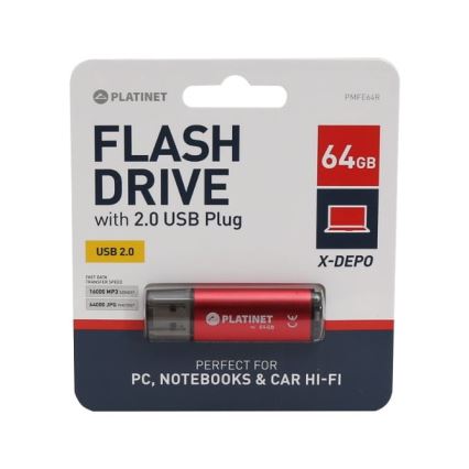 Flash Drive USB 64GB rossa