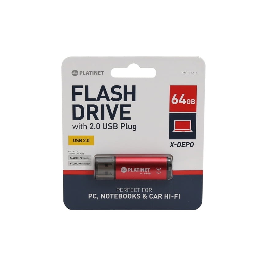Flash Drive USB 64GB rossa