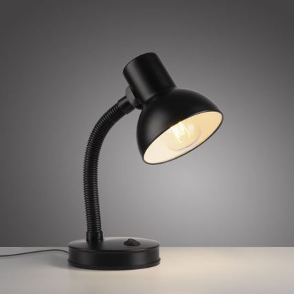 FLESSIBILE LAMPADA DA TAVOLO FLEXI JUST LIGHT 11080-18 1xE27/25W/230V nera
