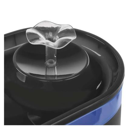 Fontana d'acqua per animali domestici 2,6 l/5V grigio