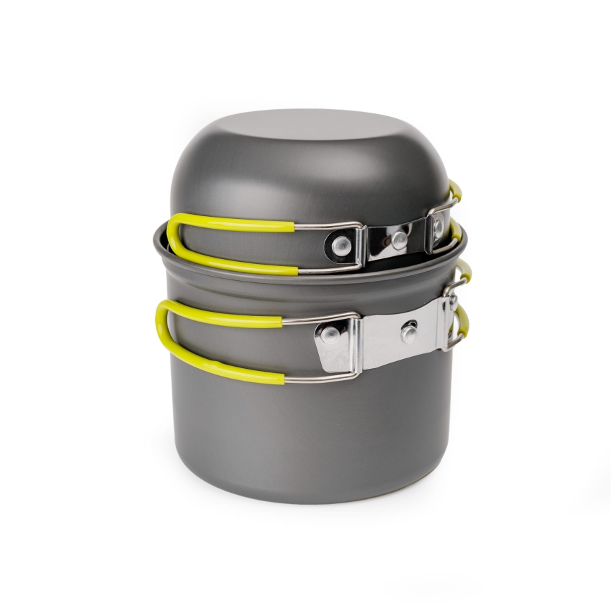 Fornello a gas da campeggio con accessori