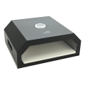 Forno per pizza con termometro 40x34,5x16 cm, colore nero