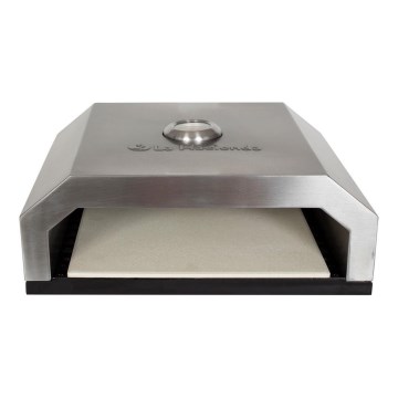 Forno per pizza per barbecue da giardino + piastra in ceramica e pietra