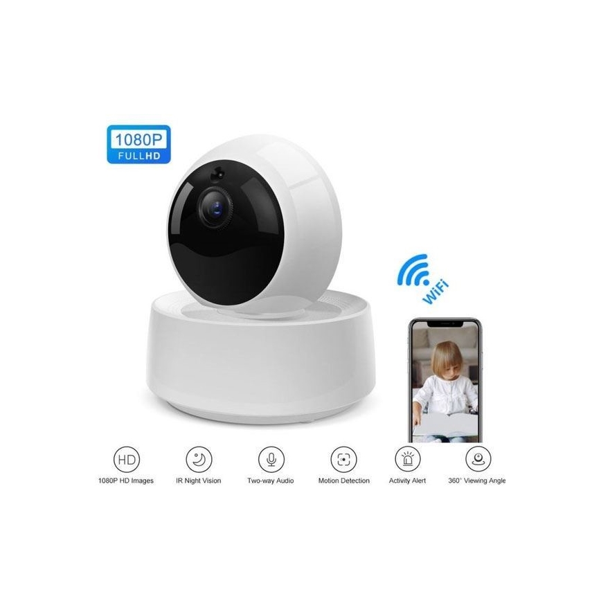 Fotocamera intelligente LED/5V/FULL HD 1080P Wi-Fi