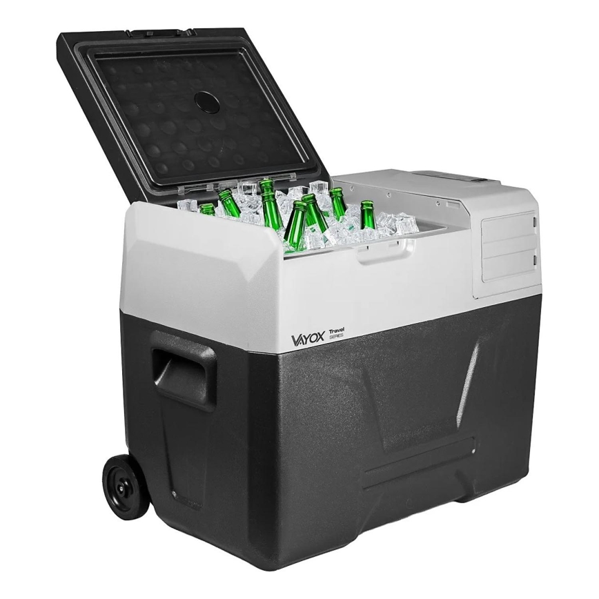 Frigorifero da viaggio con display LCD 40 l 230V/12V/24V nero