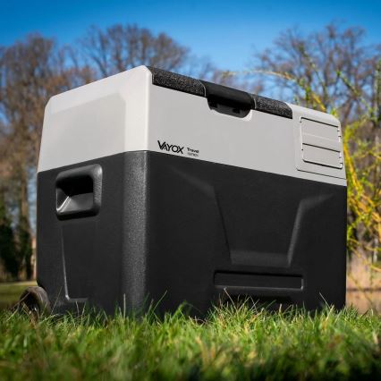 Frigorifero da viaggio con display LCD 40 l 230V/12V/24V nero