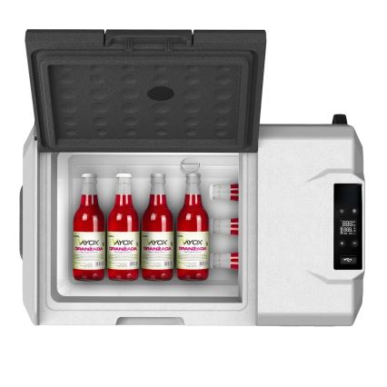 Frigorifero da viaggio con display LCD 40 l 230V/12V/24V nero
